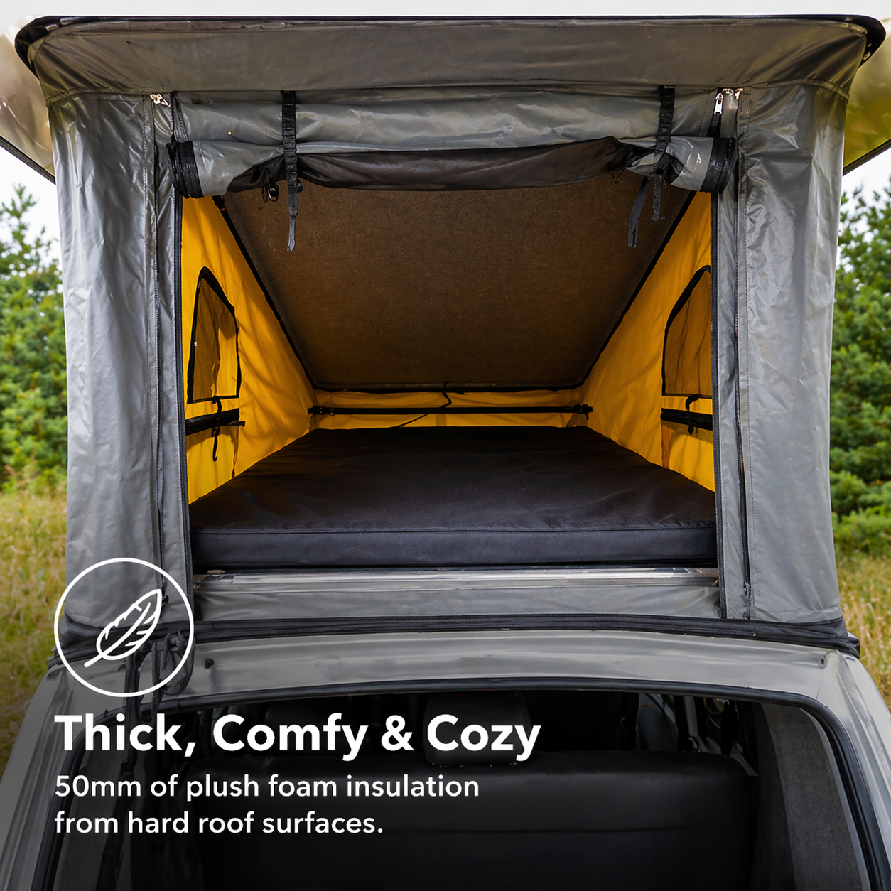 campervan pop top roof mattress