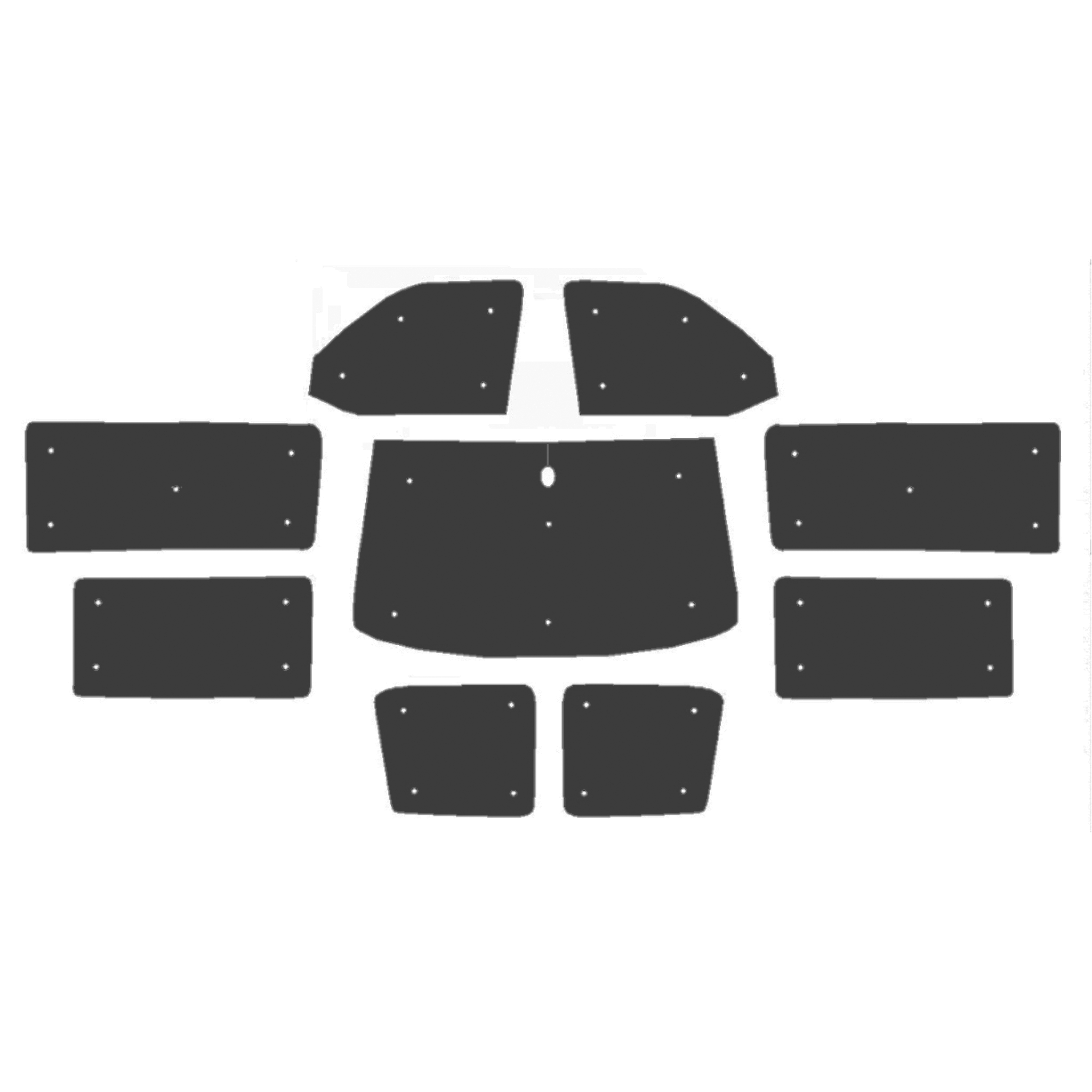 Volkswagen Transporter T5 Internal Thermal Campervan Blinds