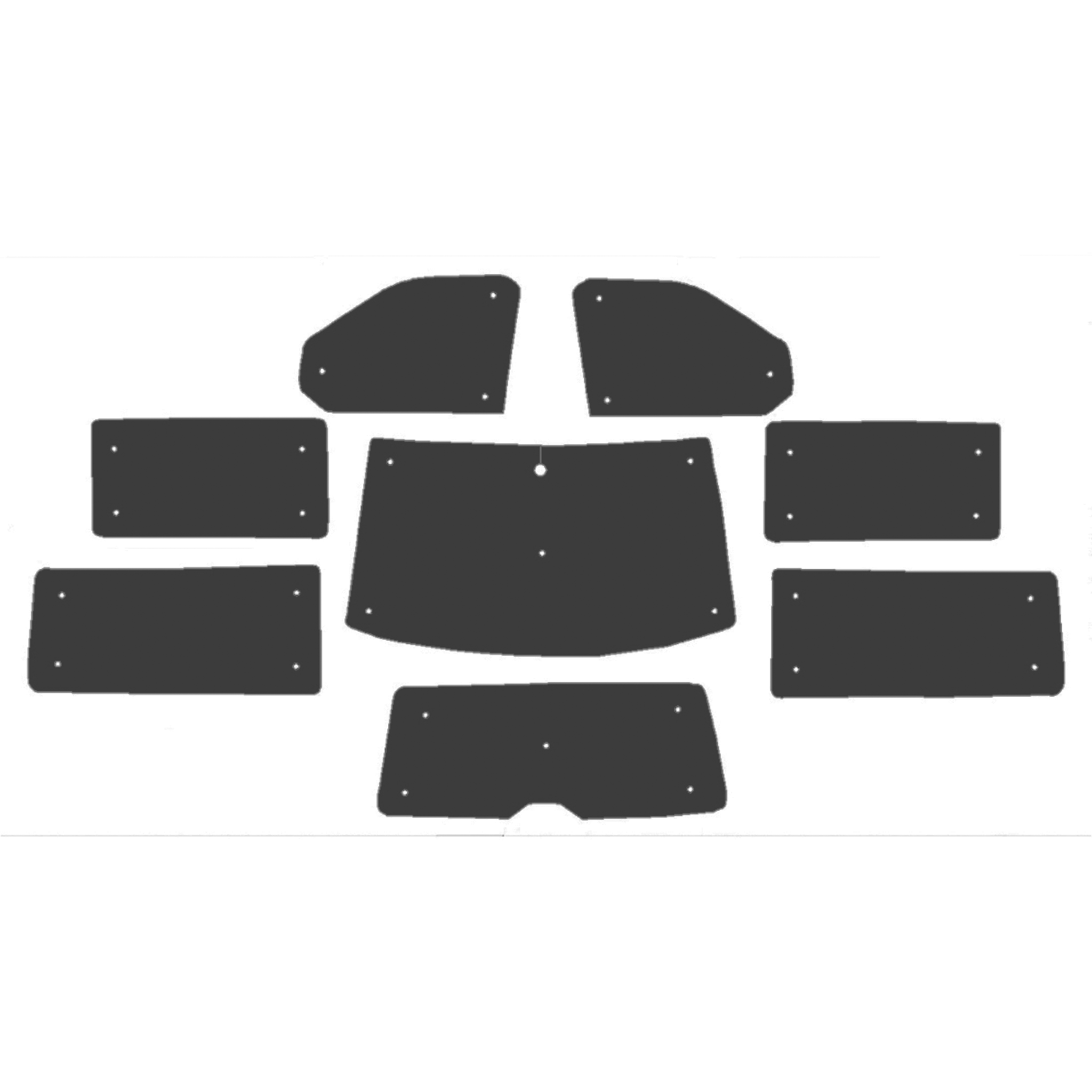 Volkswagen Transporter T5.1 Internal Thermal Campervan Blinds