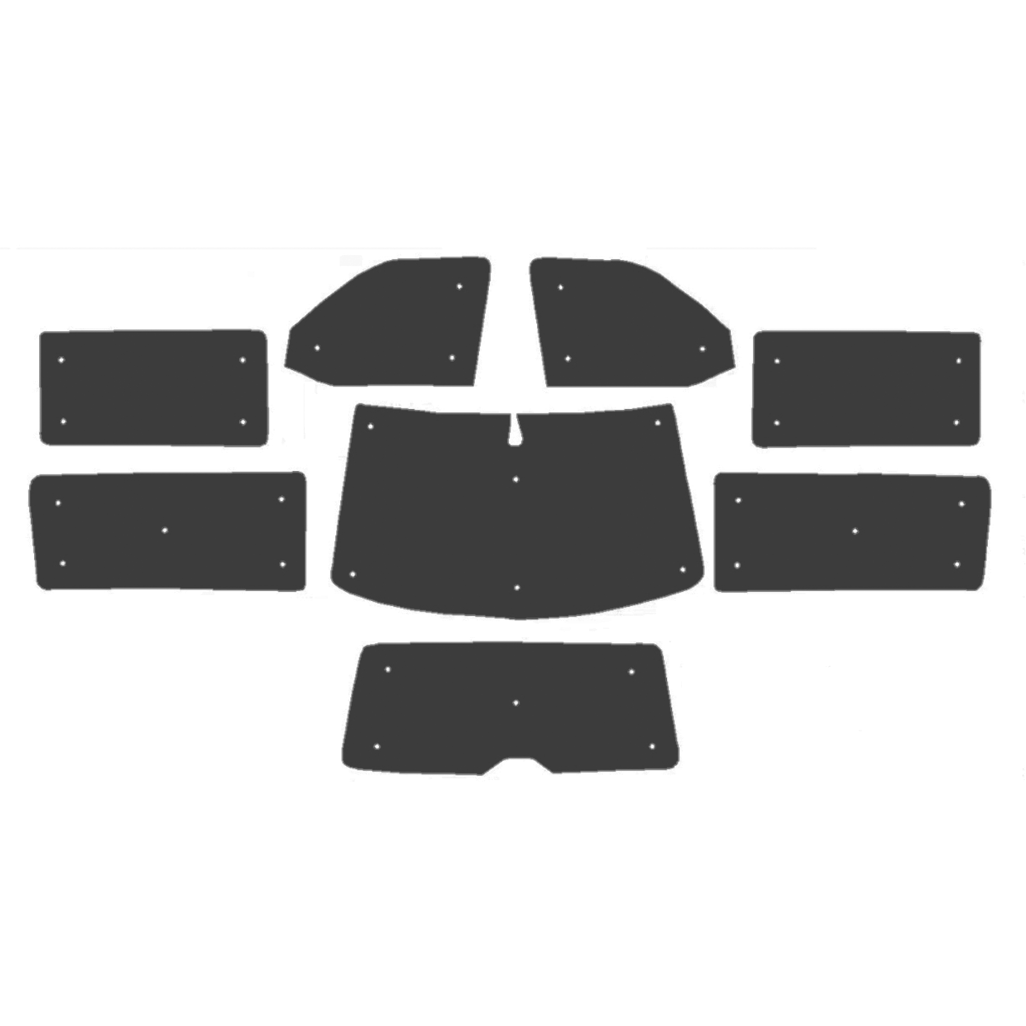 Volkswagen Transporter T5.1 Internal Thermal Blinds for Campervan