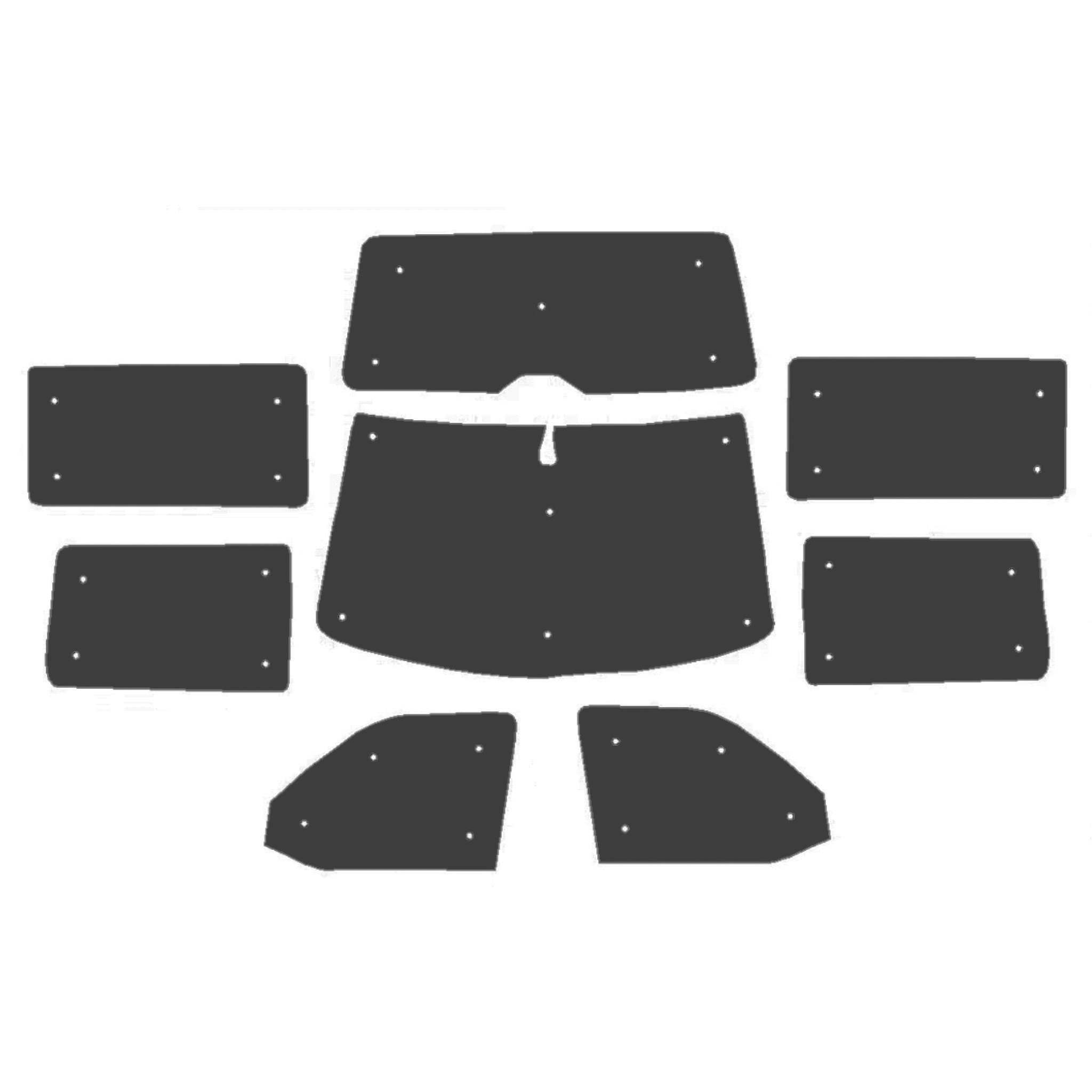 Volkswagen Transporter T5.1 Internal Thermal Blinds for Campervan