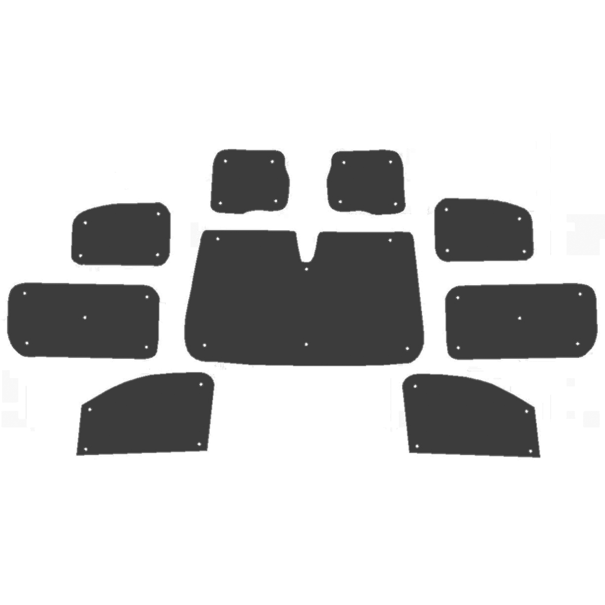 Citroen Dispatch Internal Thermal Campervan Blinds