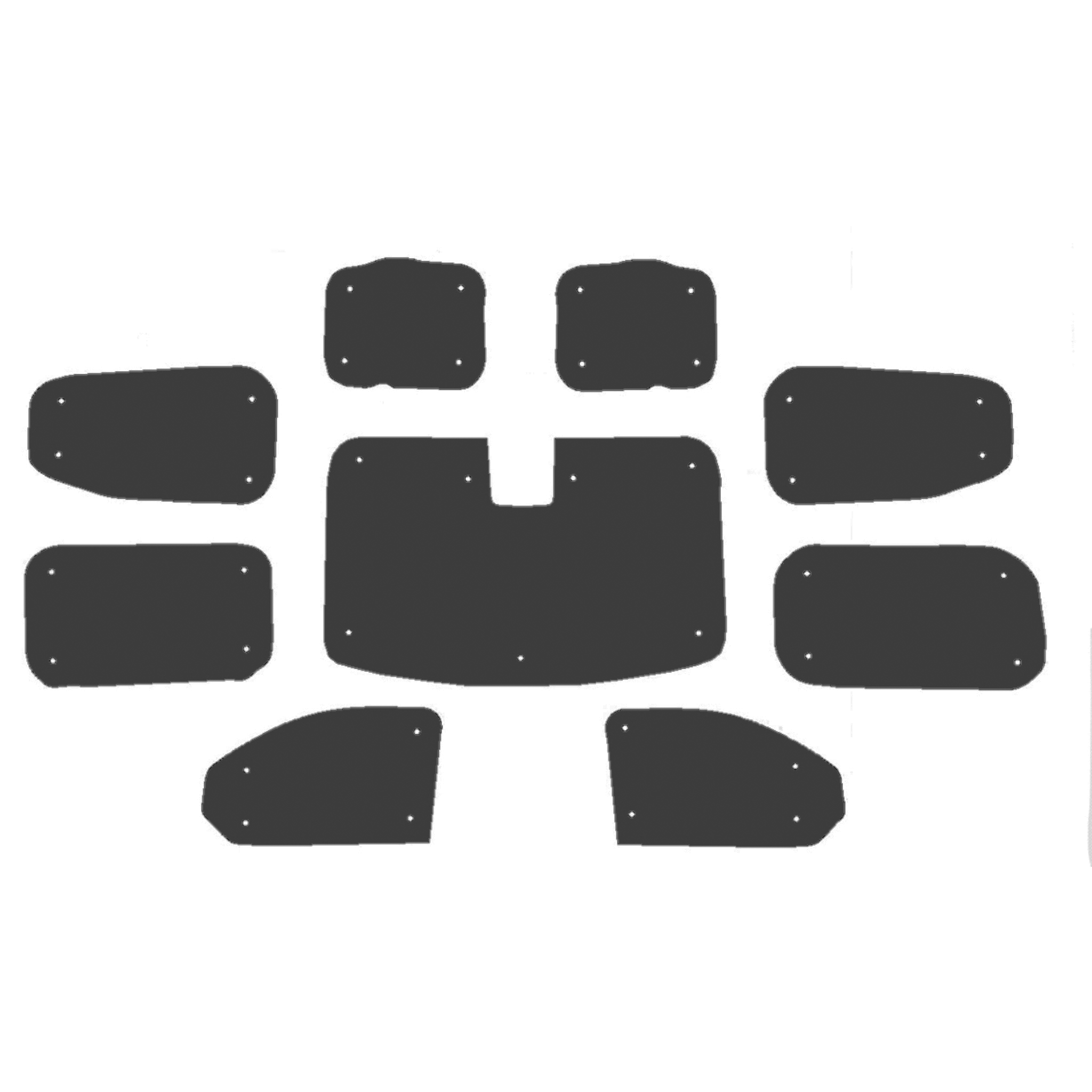 Ford Transit Custom Internal Thermal Blinds for Campervan