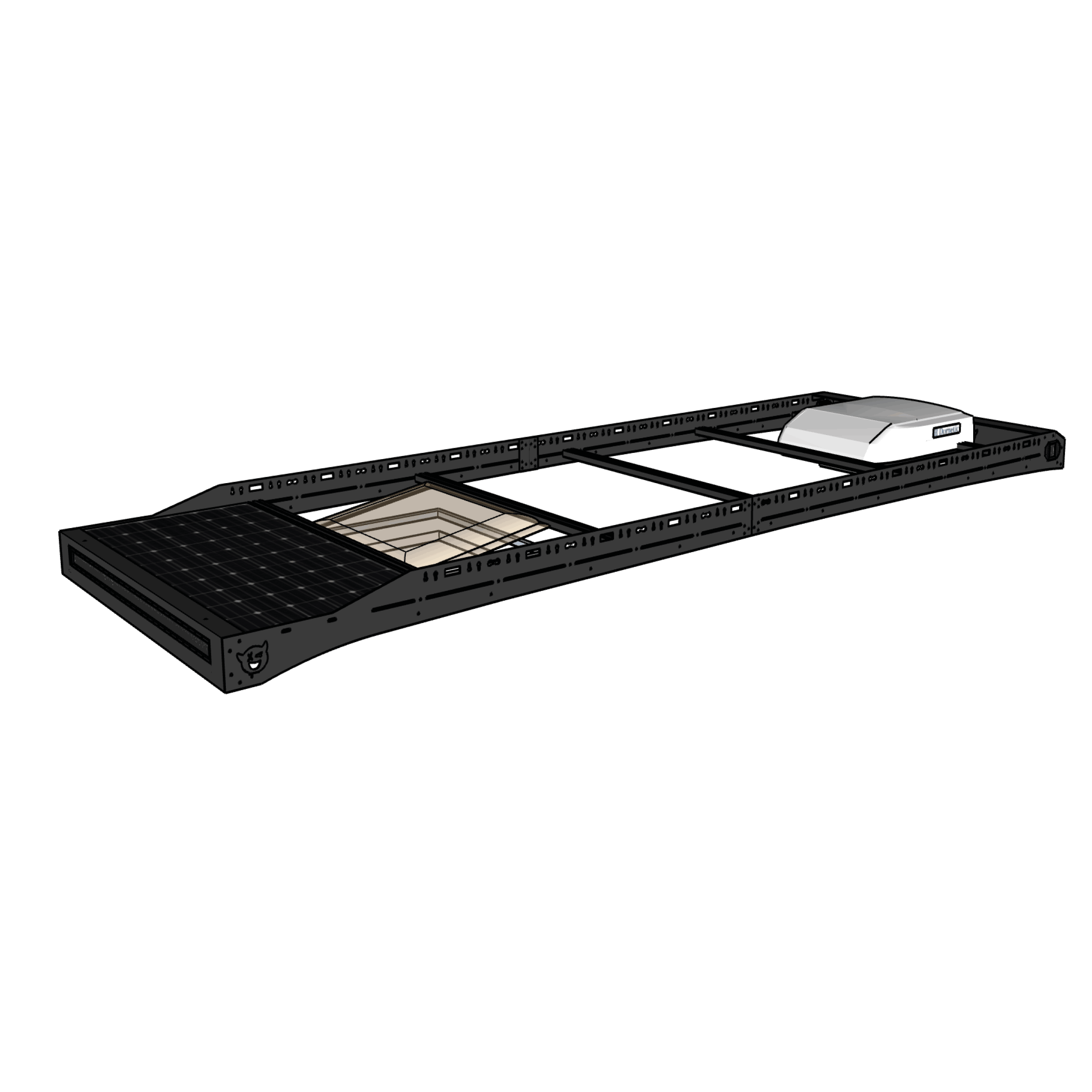 Expedition Roof Rack for MAN TGE & VW Crafter (MWB – 2018 to Present)