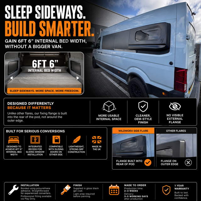 VW Crafter / MAN TGE LWB Side Pods