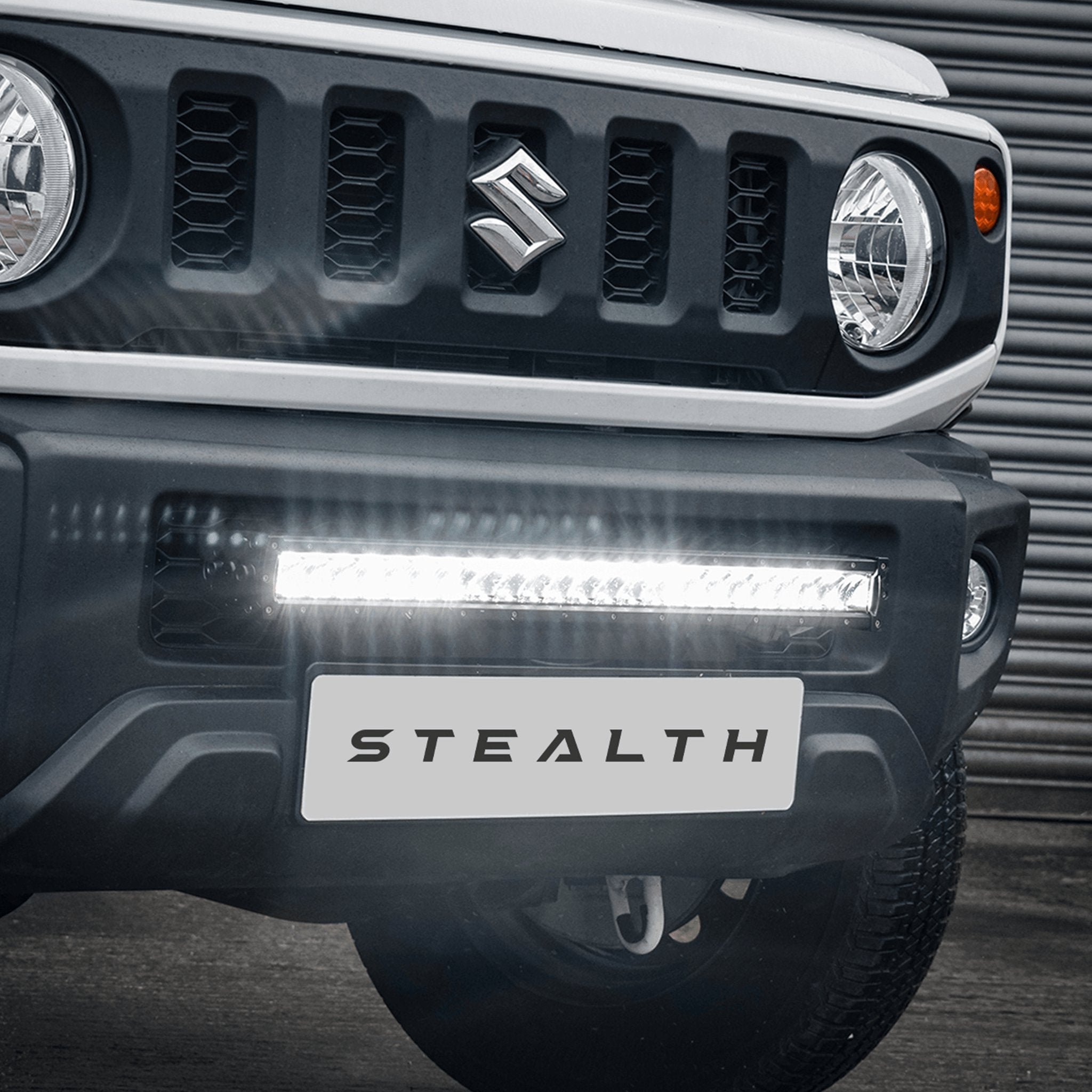 Stealth Suzuki Jimny 2018+ 27″ Luminous LED Integration Grille Kit – 24,000 Lumens