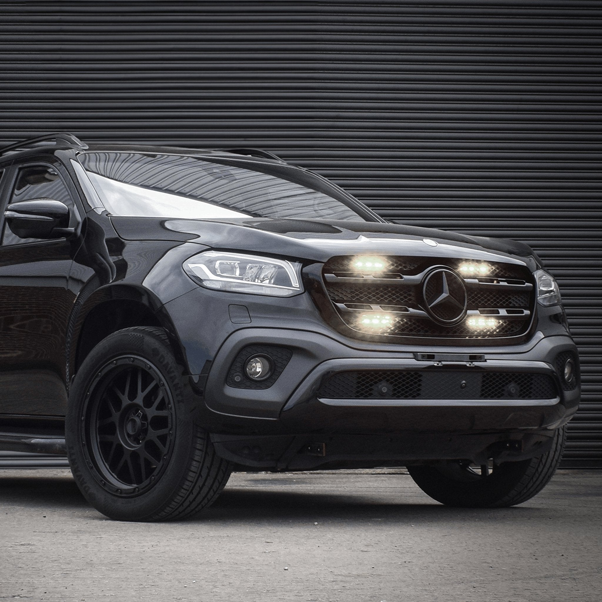 Stealth Mercedes X Class 2017-2020 Quad 6″ Luminous LED Integration Grille Kit – 11,520 Lumens