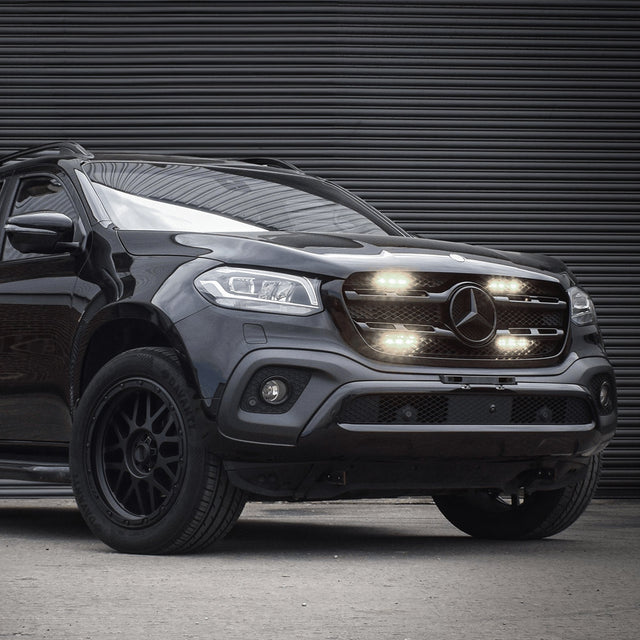 Stealth Mercedes X Class 2017-2020 Quad 6″ Luminous LED Integration Grille Kit – 11,520 Lumens