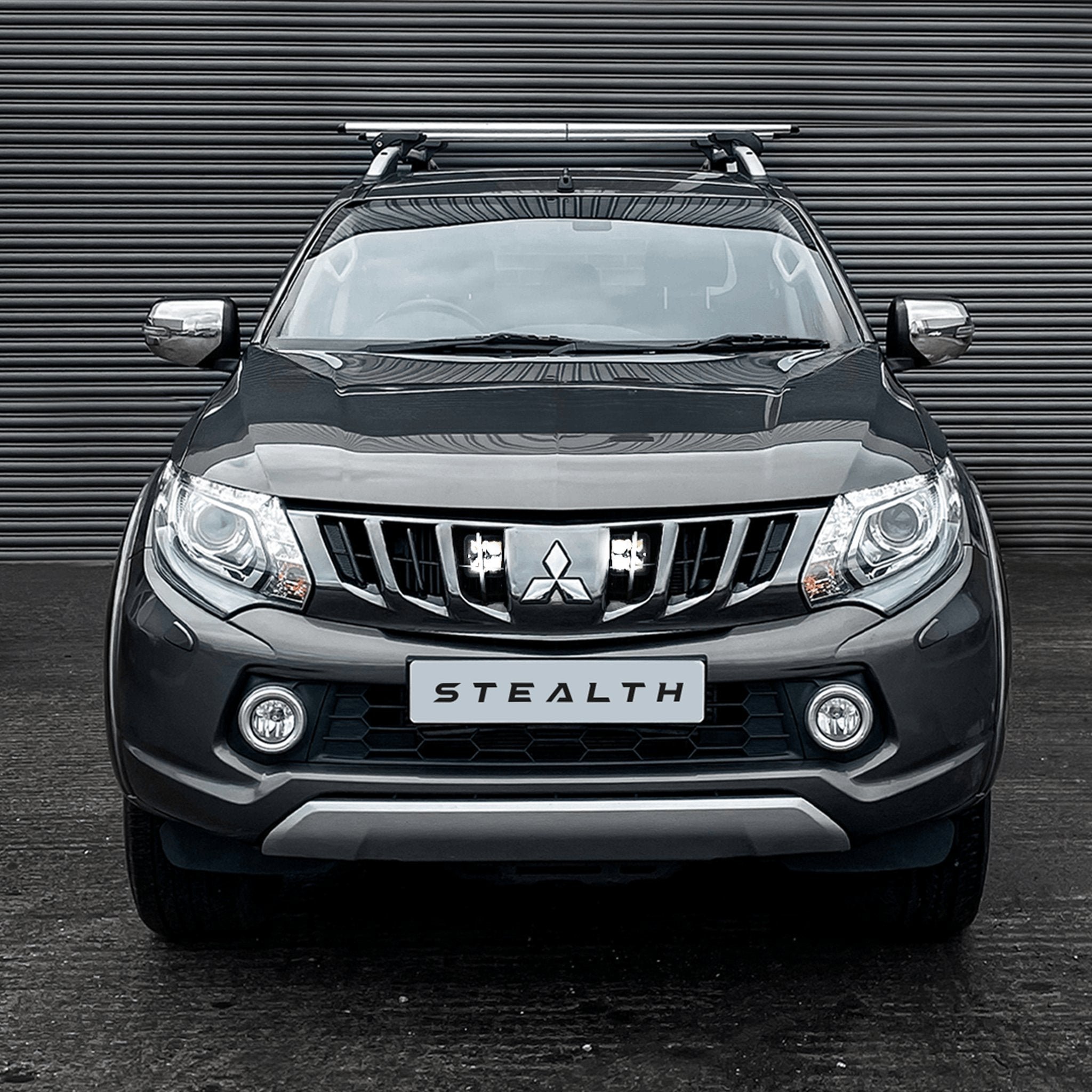 Stealth Mitsubishi L200 2015-2019 Twin 3″ Luminous LED Integration Grille Kit – 9,600 Lumens