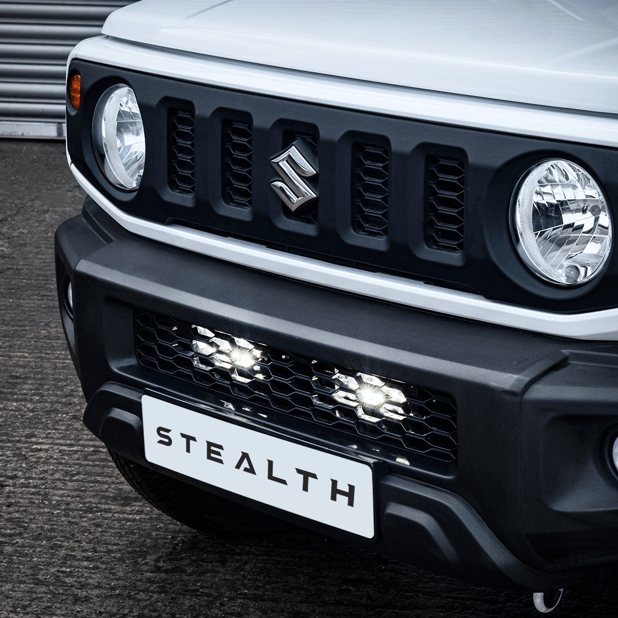 Stealth Suzuki Jimny 2018+ Twin 7″ Luminous LED Integration Grille Kit – 10,080 Lumens