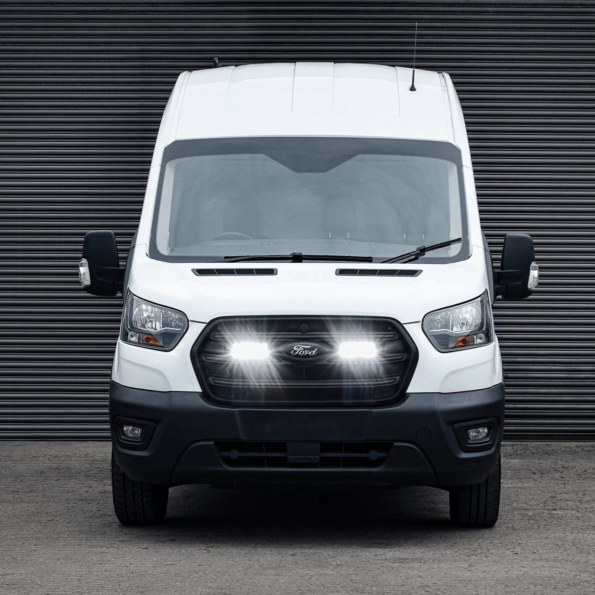 Stealth Ford Transit 2020+ Twin 7″ Luminous LED Integration Grille Kit – 10,080 Lumens