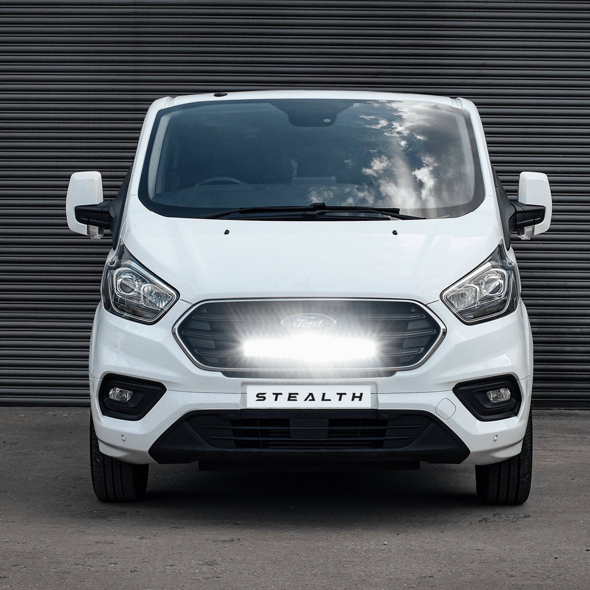 Stealth Ford Transit Custom 2019-2023 21″ Luminous LED Integration Grille Kit – 16,800 Lumens