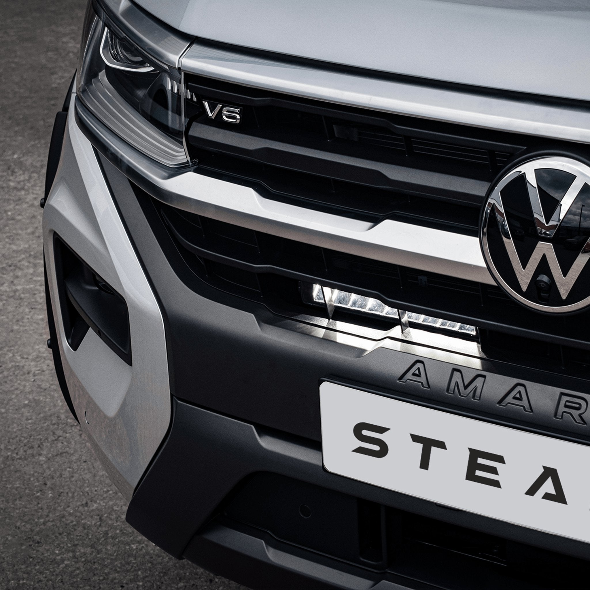 Stealth VW Volkswagen Amarok 2023+ Twin 10″ Luminous LED Integration Grille Kit – 7,560 Lumens