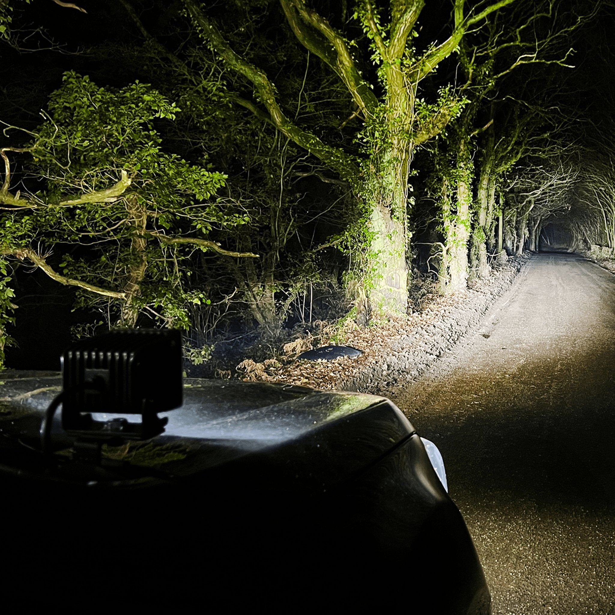 Stealth Ford Ranger T8 2018-2022 Twin 4″ Dark Force LED Bonnet Kit – 16,800 Lumens