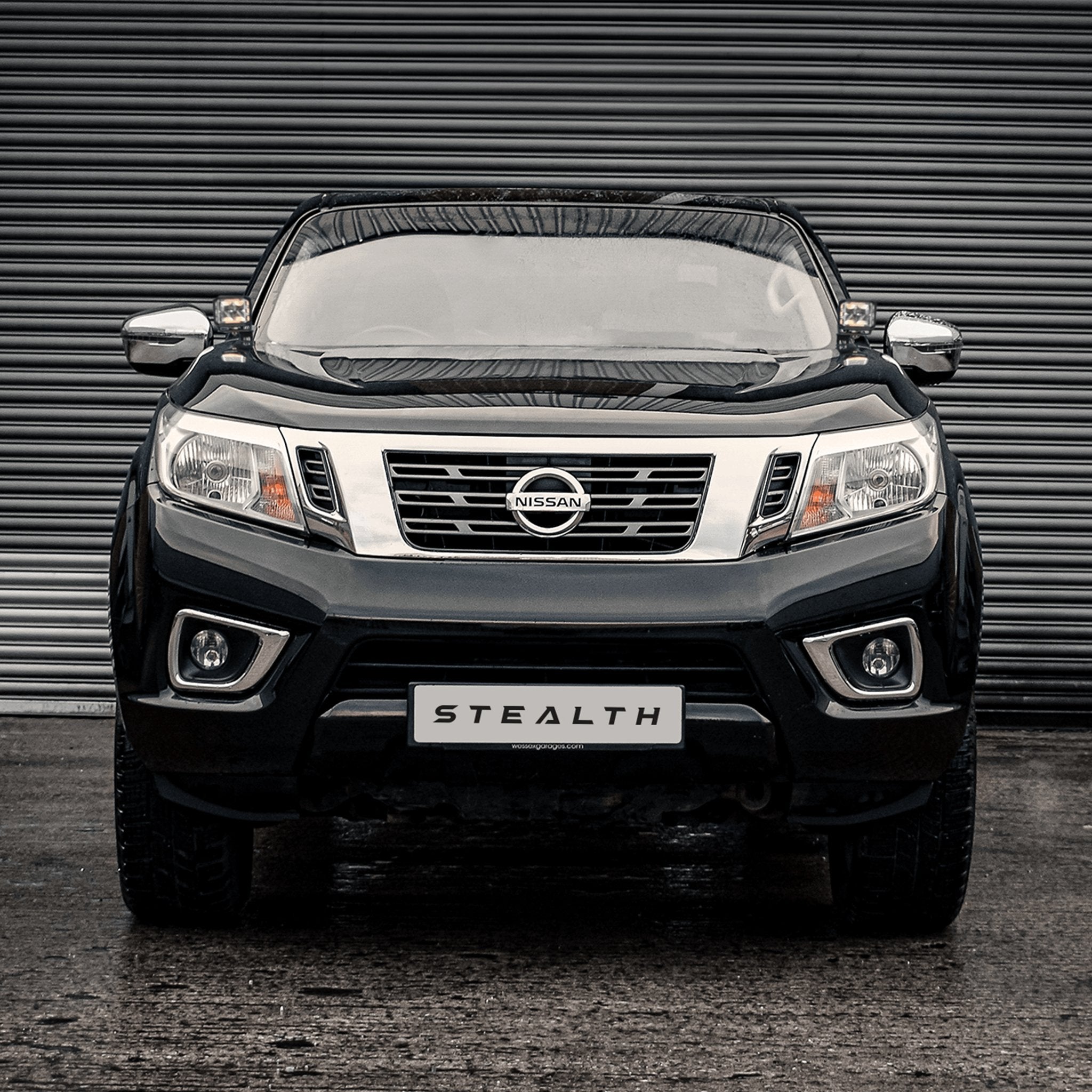 Stealth Nissan Navara D23 2015-2021 Twin 4″ Dark Force LED Bonnet Kit – 16,800 Lumens
