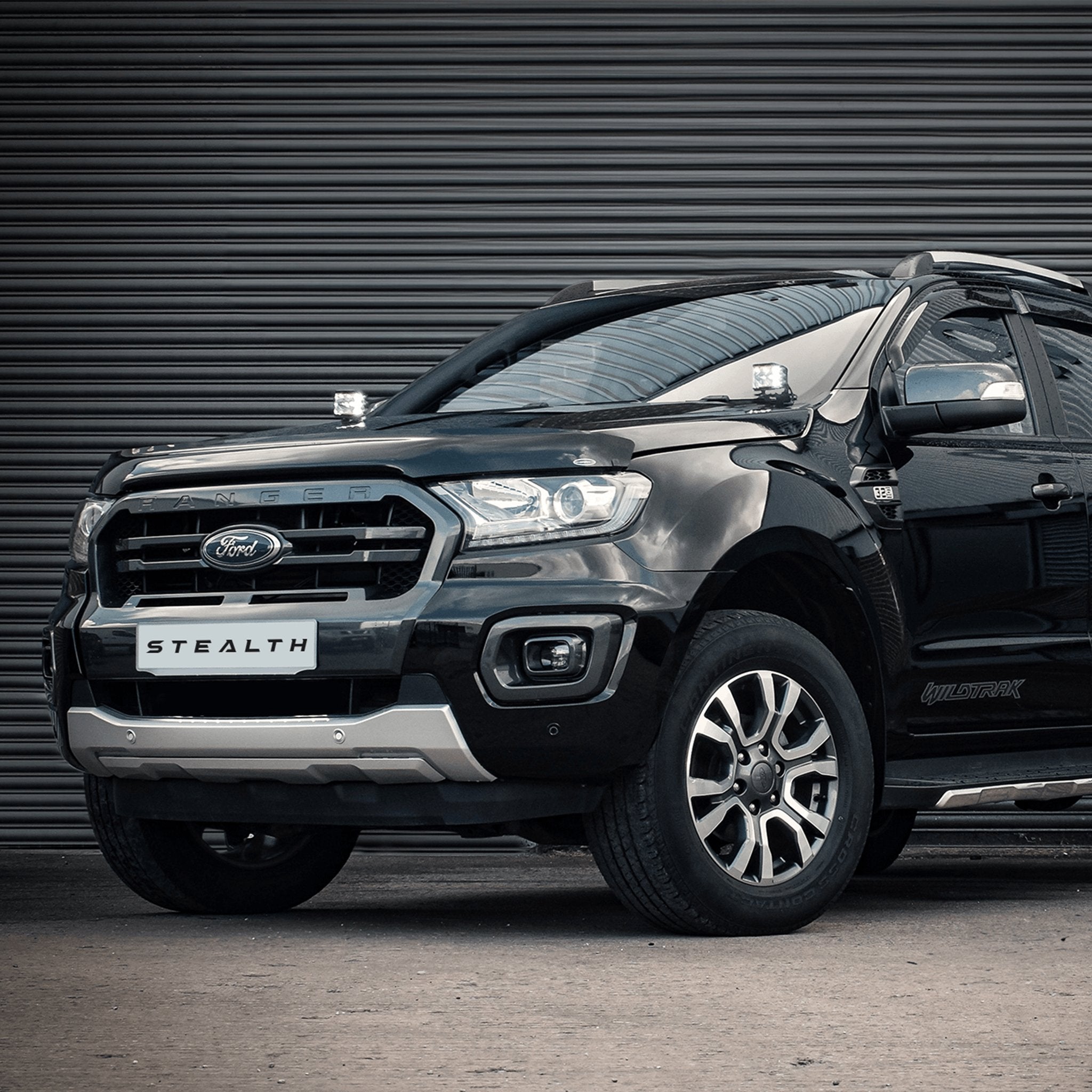 Stealth Ford Ranger T8 2018-2022 Twin 4″ Dark Force LED Bonnet Kit – 16,800 Lumens