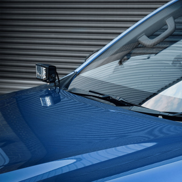 Stealth Toyota Hilux MK8 2015-2020 Twin 4″ Dark Force LED Bonnet Kit – 16,800 Lumens