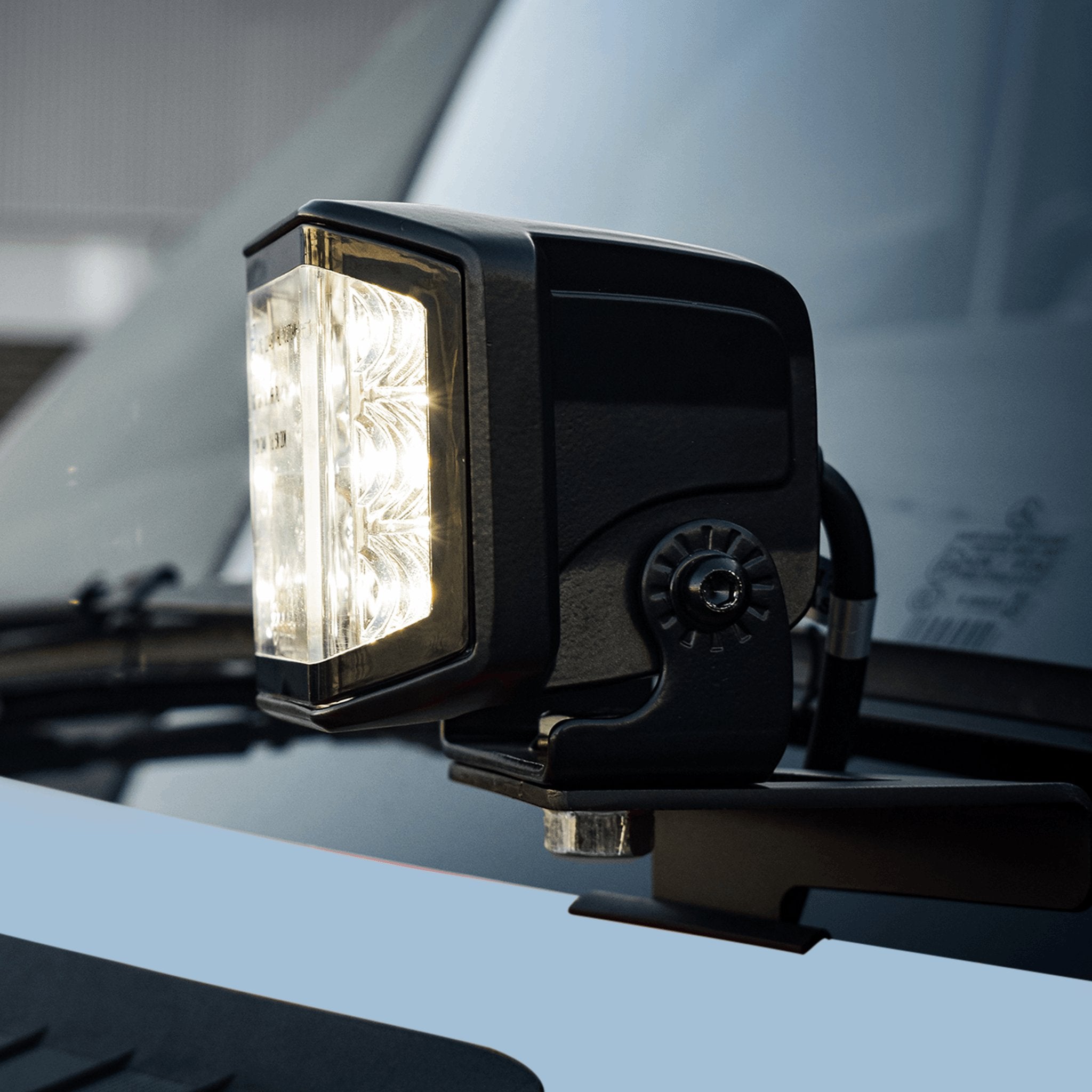 Stealth Mercedes Sprinter 2019+ Twin 4″ Dark Force LED Bonnet Kit – 16,800 Lumens