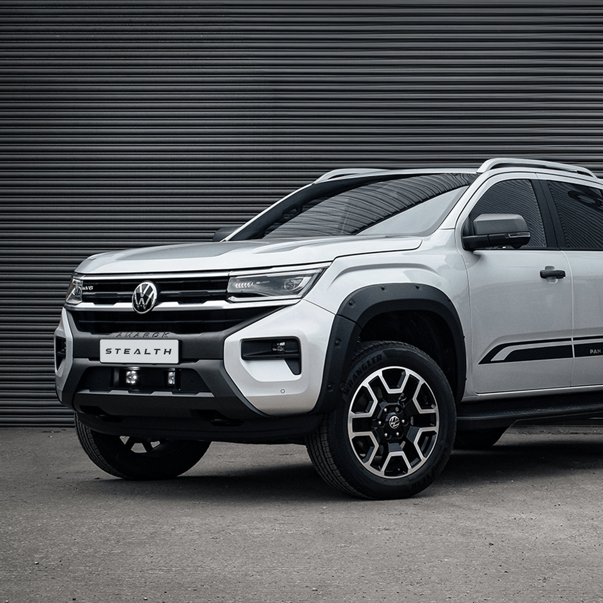 Stealth VW Volkswagen Amarok 2023+ Twin 3″ Luminous LED Integration Grille Kit – 9,600 Lumens