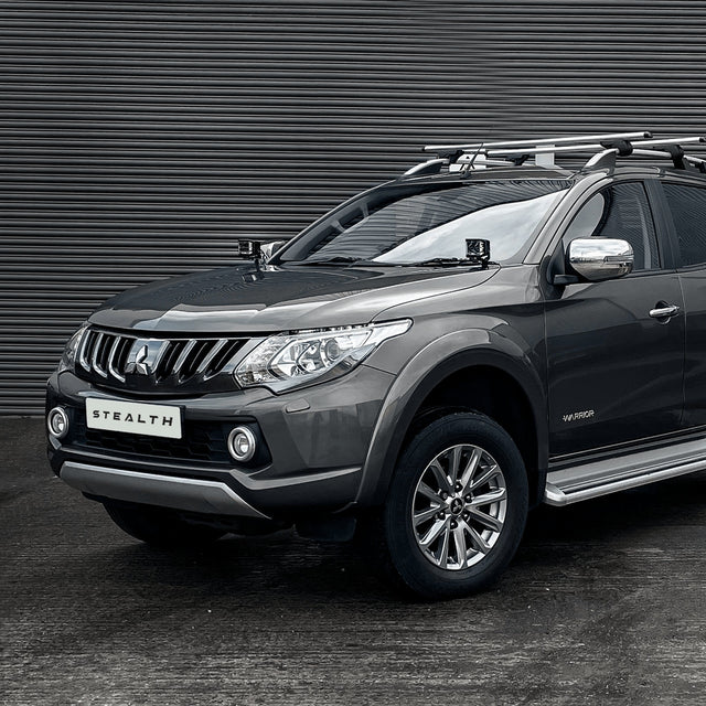 Stealth Mitsubishi L200 2015-2019 Twin 4″ Dark Force LED Bonnet Kit – 16,800 Lumens