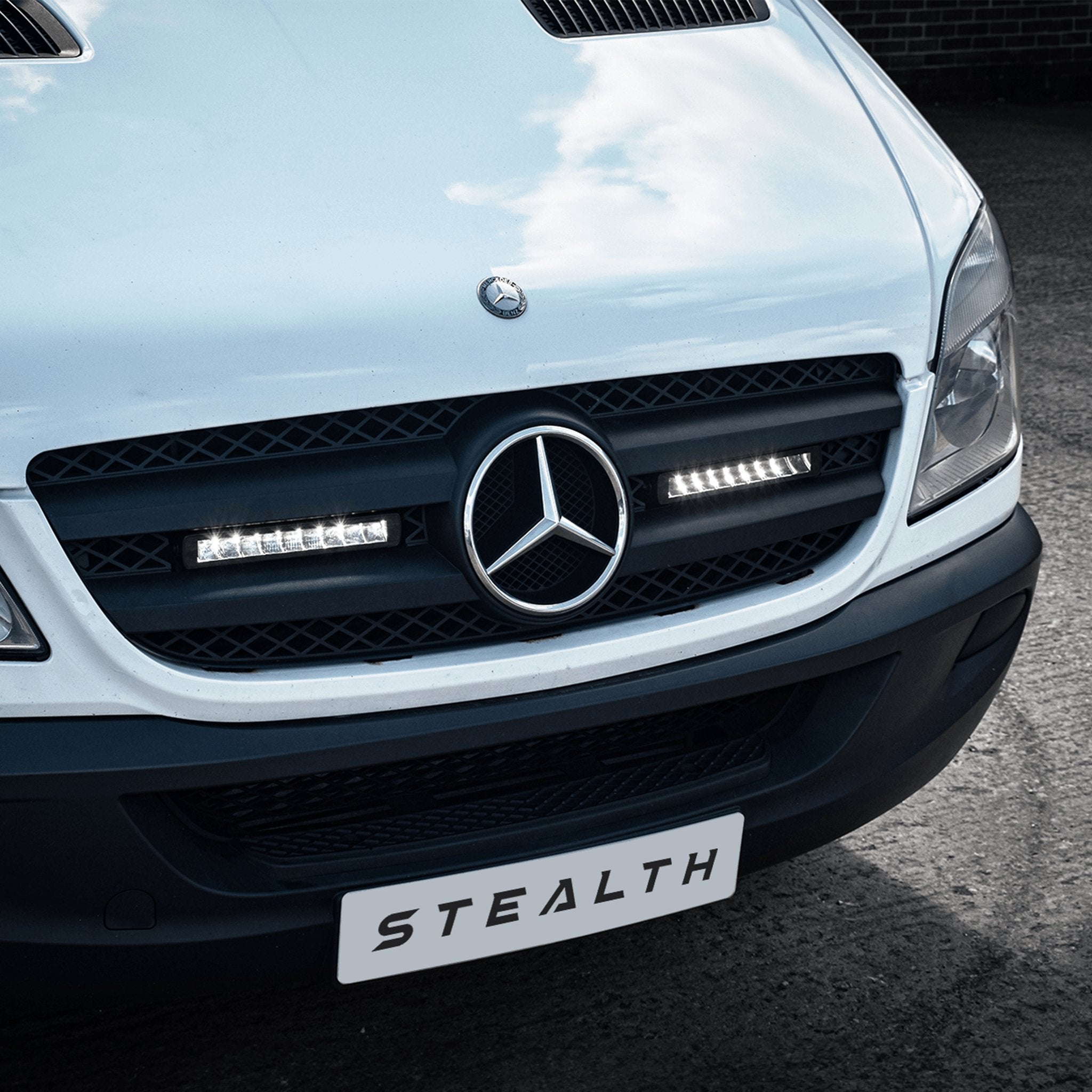 Stealth Mercedes Sprinter 2008-2018 Twin 10″ Luminous LED Integration Grille Kit – 7,560 Lumens