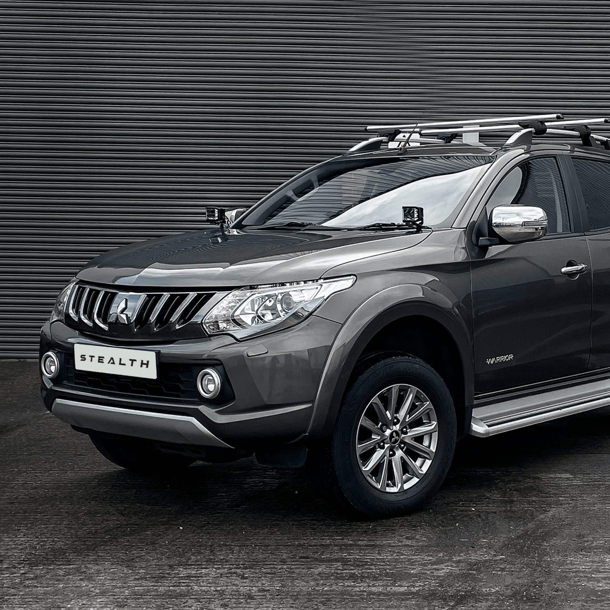 Stealth Mitsubishi L200 2015-2019 Twin 4″ Dark Force LED Bonnet Kit – 16,800 Lumens