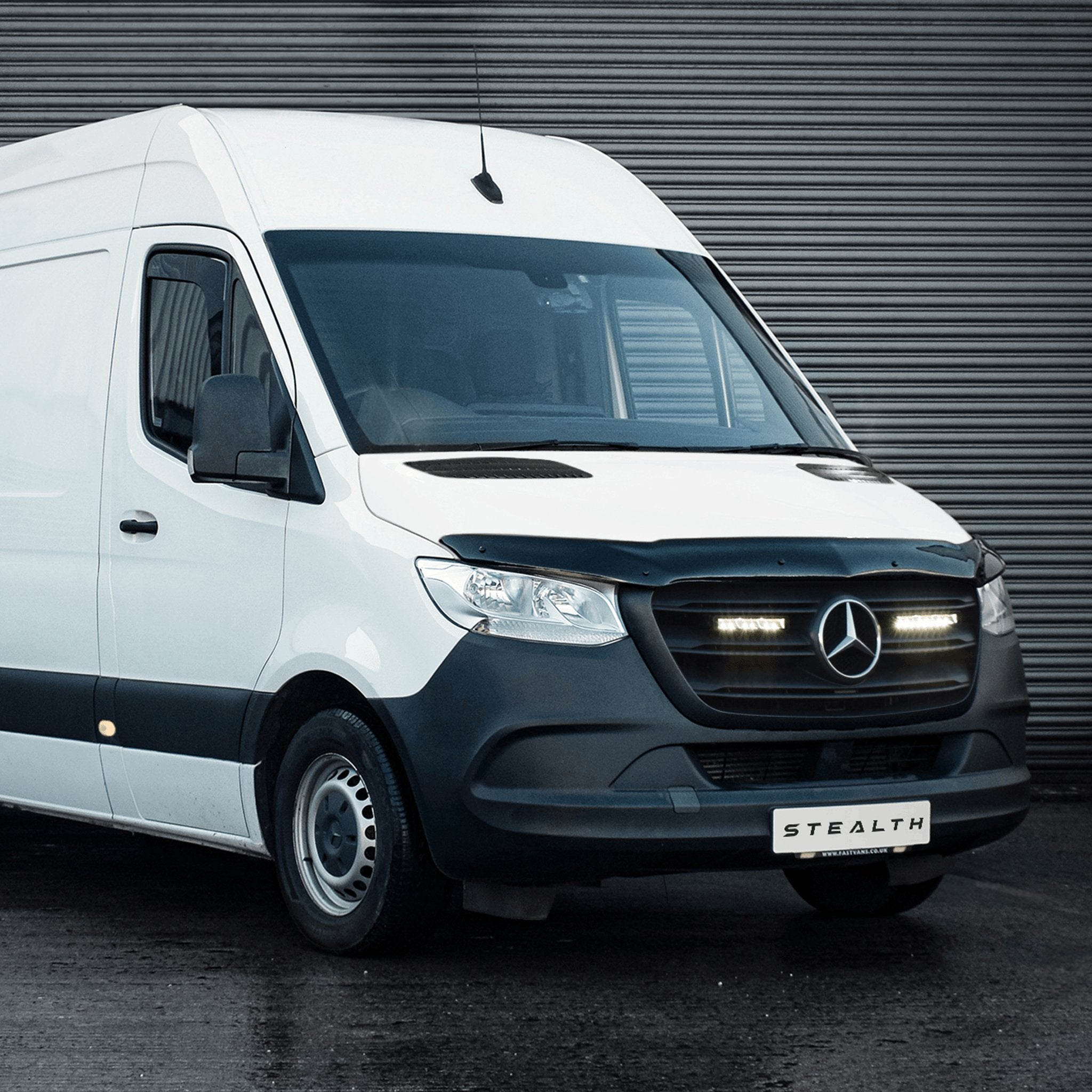 Stealth Mercedes Sprinter 2019+ Twin 10″ Luminous LED Integration Grille Kit – 7,560 Lumens