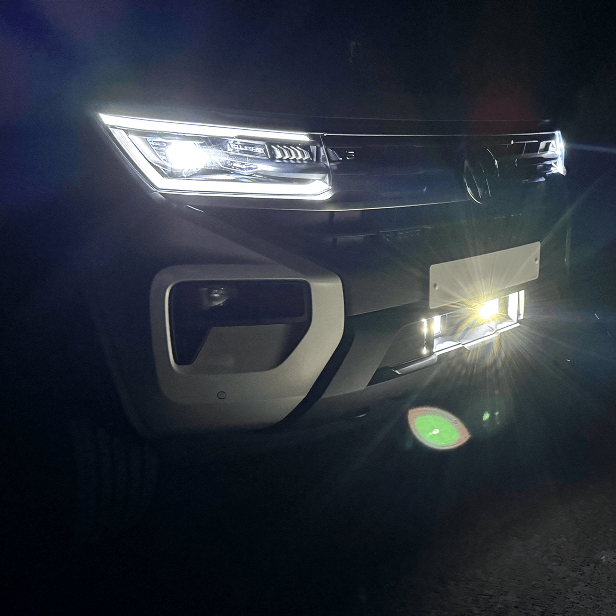 Stealth VW Volkswagen Amarok 2023+ Twin 3″ Luminous LED Integration Grille Kit – 9,600 Lumens