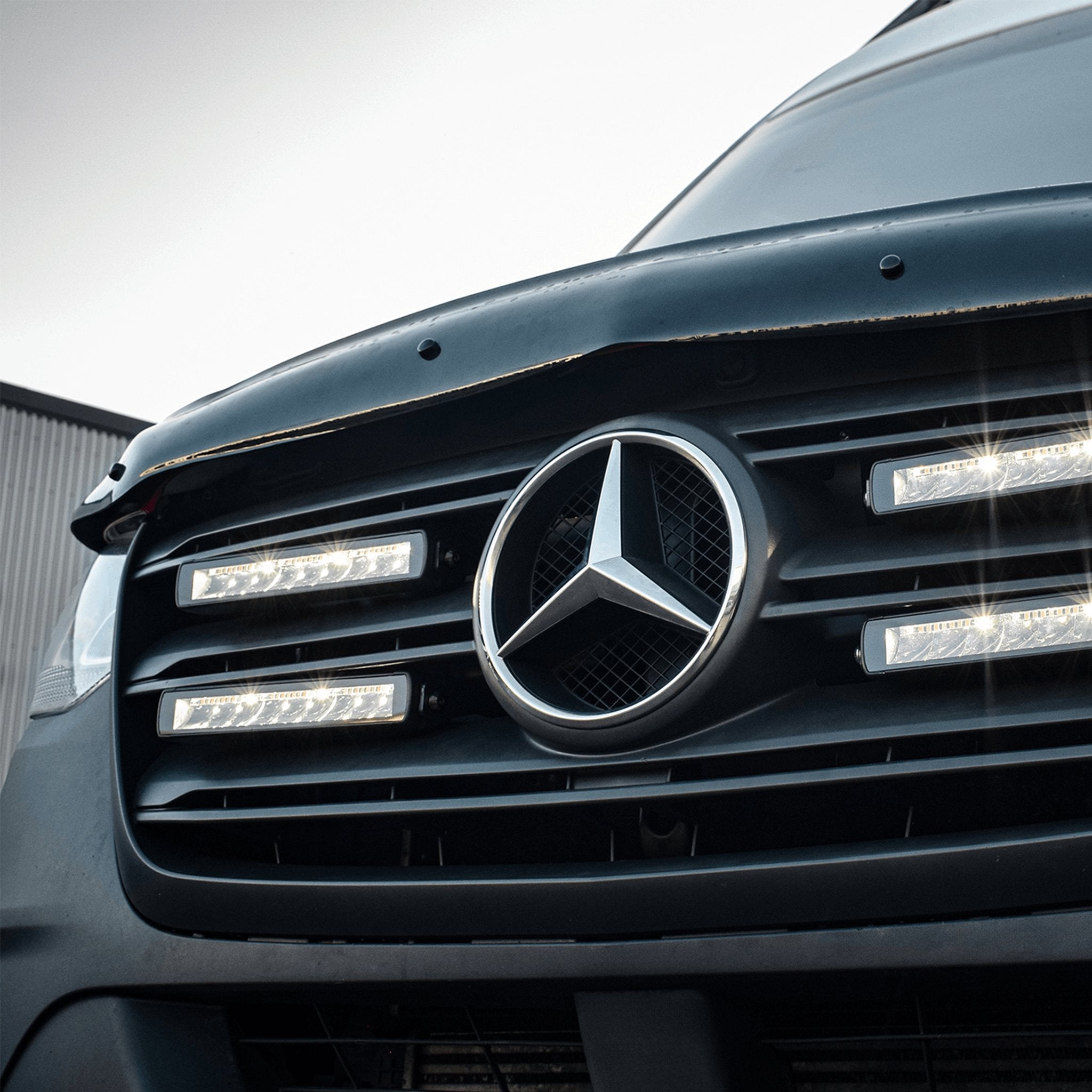 Stealth Mercedes Sprinter 2019+ Quad 10″ Luminous LED Integration Grille Kit – 15,120 Lumens