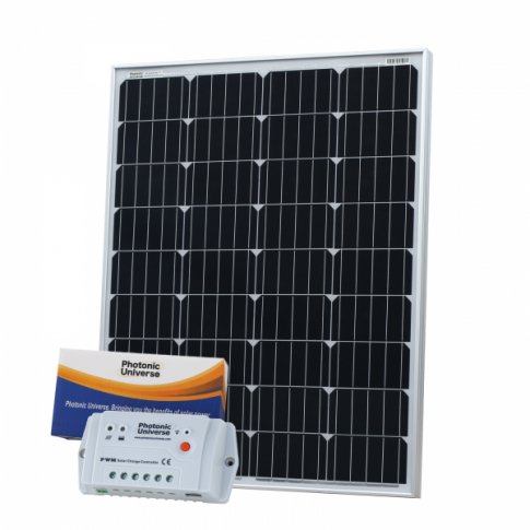 100W 12V ridgid campervan solar panel charging kit with 10A MPPT controller and 5m cable