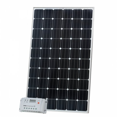 320W 12V ridgid campervan solar panel charging kit with 20A MPPT controller and 5m cable