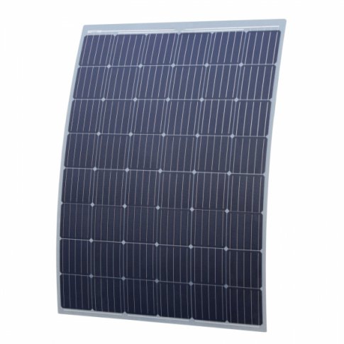 240W semi-flexible campervan solar panel with rear junction box with 10A MPPT controller and 5m cable