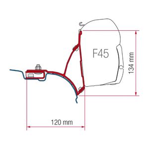 Fiamma Kit for VW T5 Transporter MV