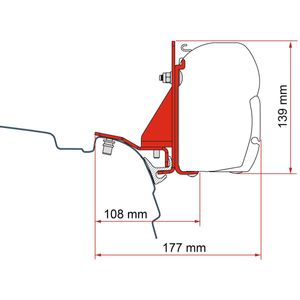 Fiamma F45 Kit VW T5/T6 Reimo Rail Bracket