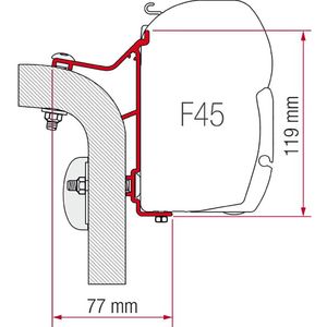 Fiamma Adapter Hymer B Klasse 3.5m