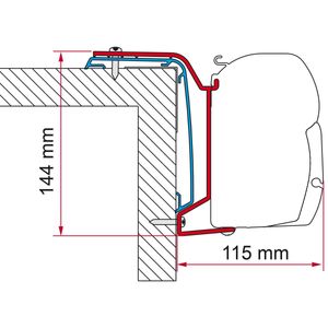 Fiamma F45s Bracket Kit for Rapido Series S6 666F-696F from 2024 On