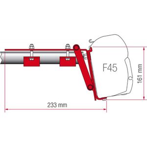 Fiamma Kit for Roof Rail