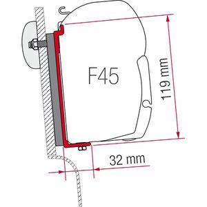 Fiamma Kit for High Roof Adapter Westfalia