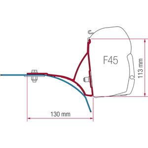 Fiamma Kit for Ducato with Roof Rack