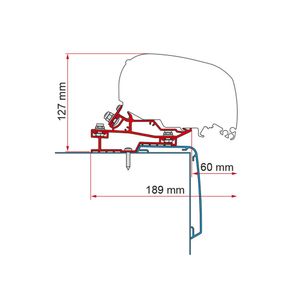 Fiamma Adapter Kit Rapido C Line 340