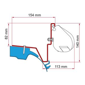 Fiamma Kit for Mercedes Vito Jules Verne