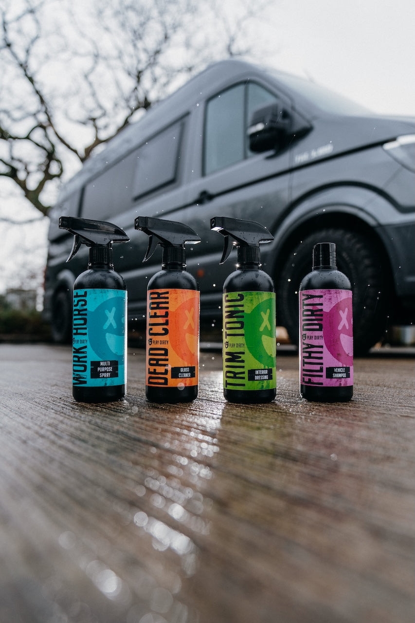 Car cleaning for campervans and off road