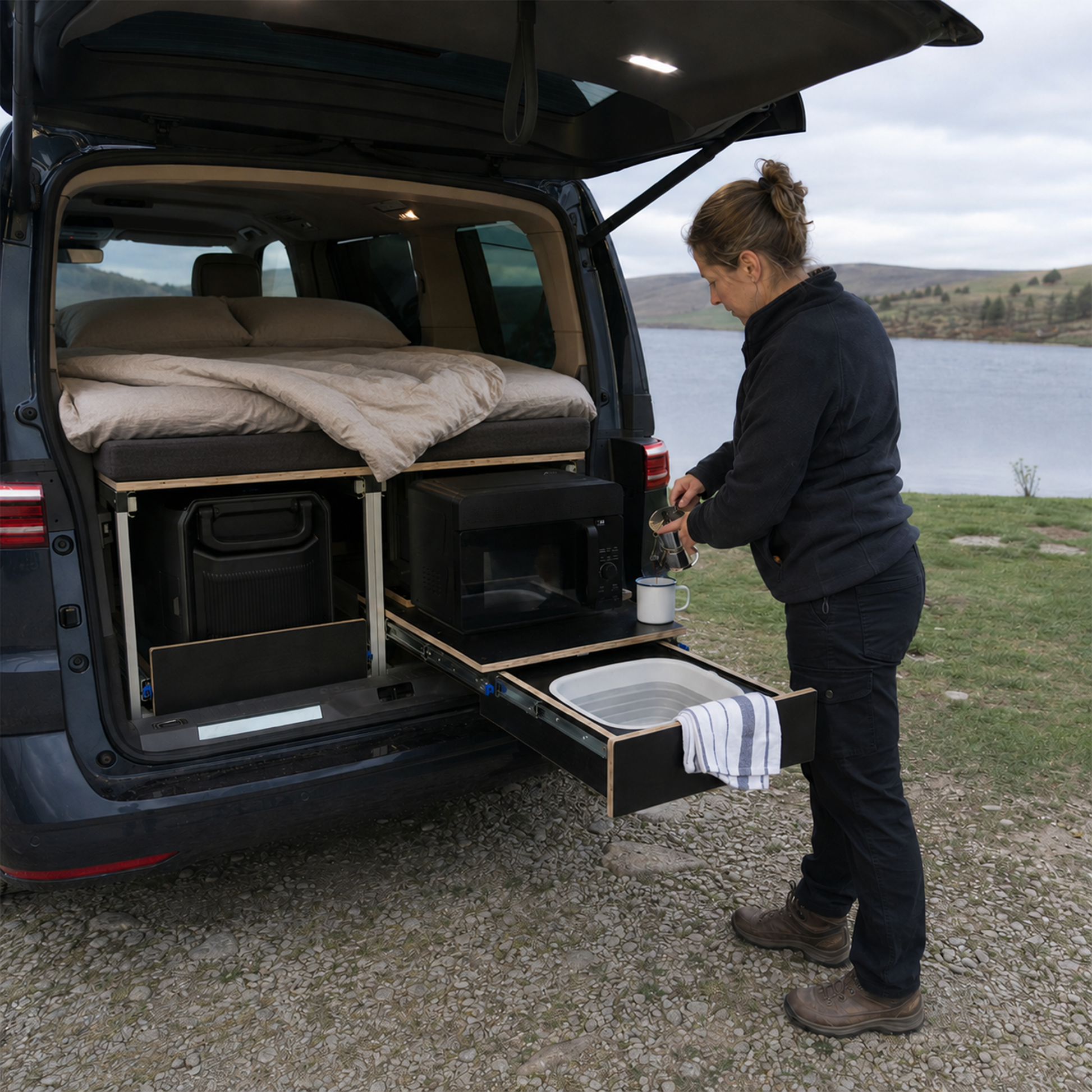 Campervan Kitchen Pod Kitchen Unit Slide Out 