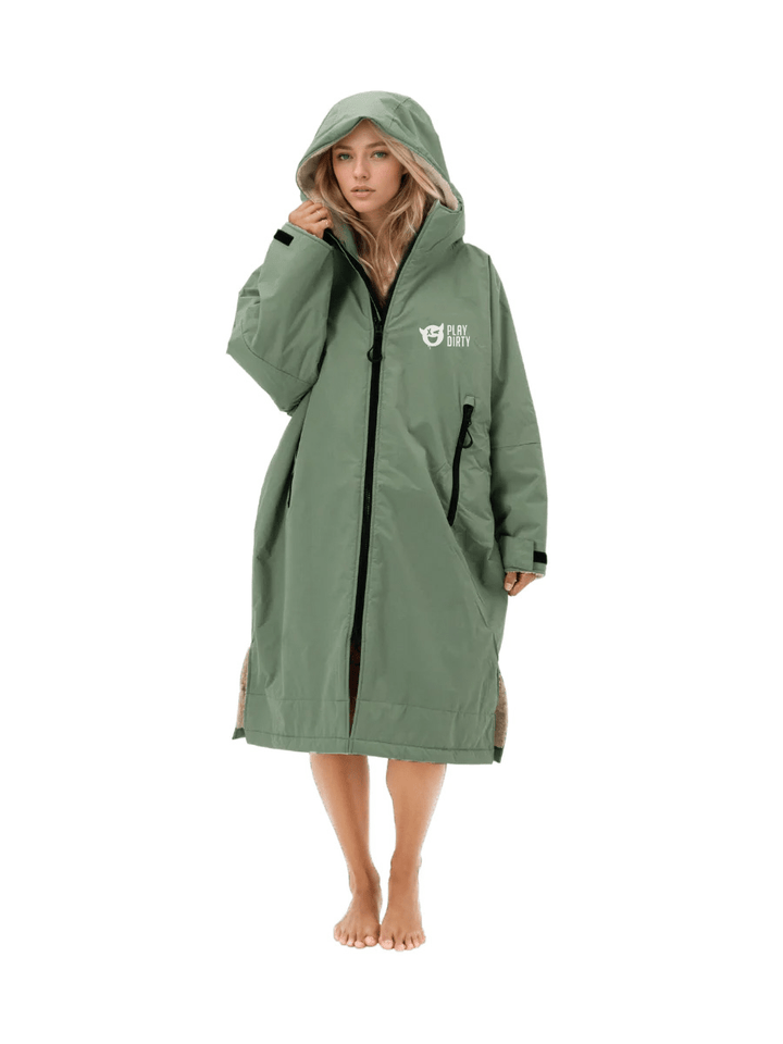 Mint Green Adult Waterproof Changing Robe 