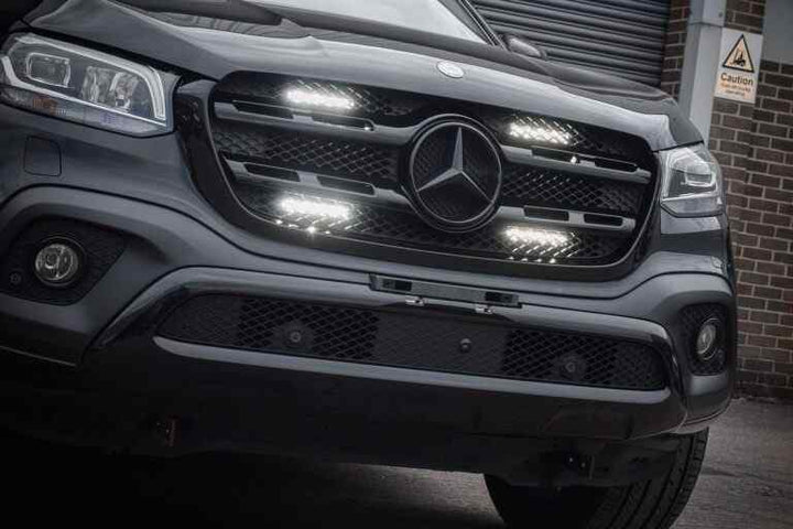 Stealth Mercedes X Class 2017-2020 Quad 6″ Luminous LED Integration Grille Kit – 11,520 Lumens