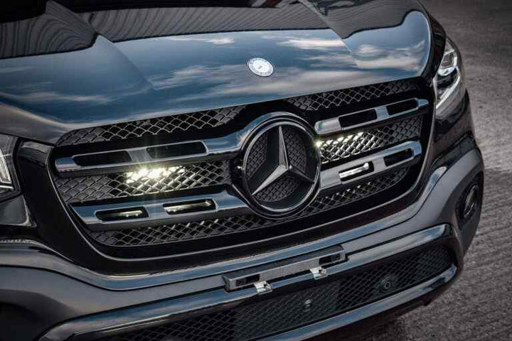 Stealth Mercedes X Class 2017-2020 Twin 6″ Luminous LED Integration Grille Kit – 5,760 Lumens