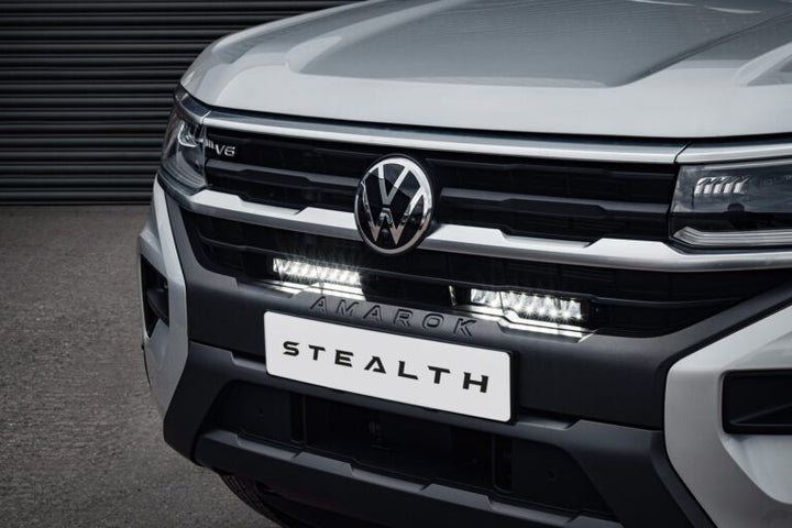 Stealth VW Volkswagen Amarok 2023+ Twin 10″ Luminous LED Integration Grille Kit – 7,560 Lumens