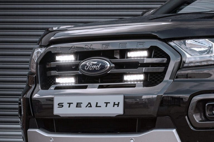 Stealth Ford Ranger T8 2018-2022 Quad 6″ Luminous LED Integration Grille Kit – 11,520 Lumens