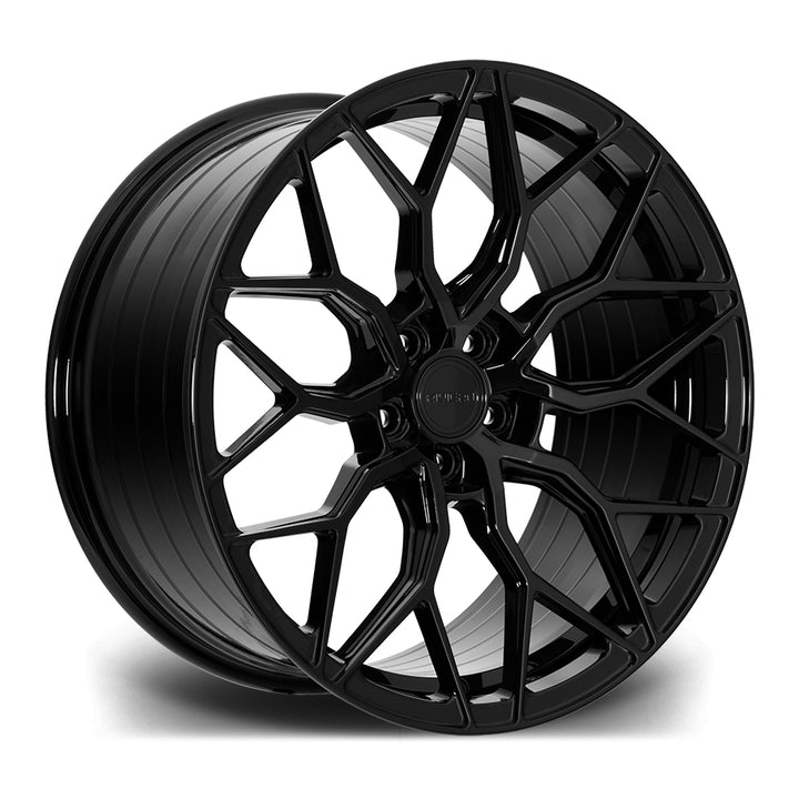 RIVIERA RF108 - GLOSS BLACK Automotive Rims & Wheels Play Dirty   