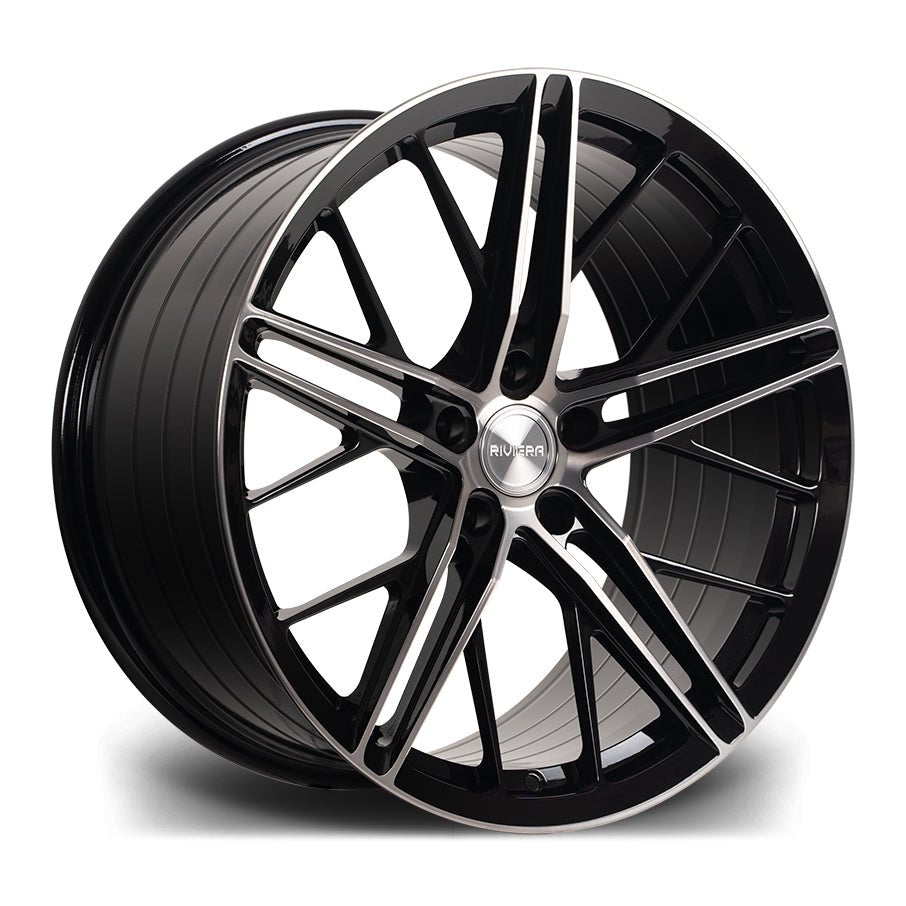 RIVIERA RF4 - BLACK POLISHED DARK TINT Automotive Rims & Wheels Play Dirty   